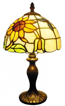 KEIRA - stolová lampa vitrážna