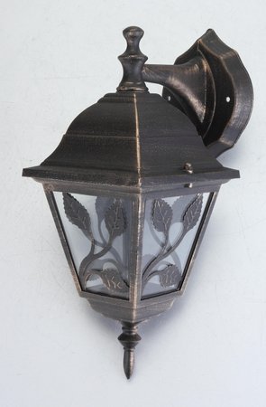 HAGA - nástenný lampáš - antická zlatá