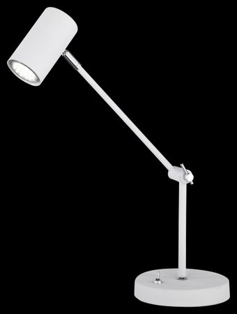 5024 - TRIO - stolová lampa z bieleho kovu