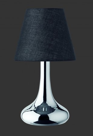 WIM Trio - dotyková lampa na stôl - čierny textil