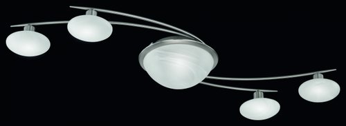6380 - TRIO - stropné svietidlo - matný nikel
