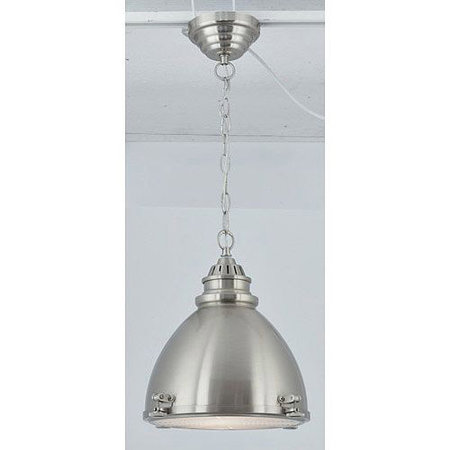 Pendants - závesná lampa - strieborný kov + sklo - 310mm