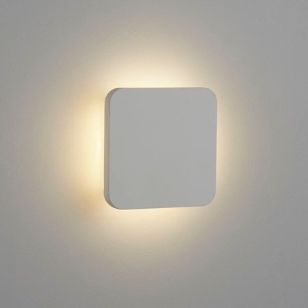 8834 GYPSUM - nástenné LED svietidlo zo sadry štvorcové