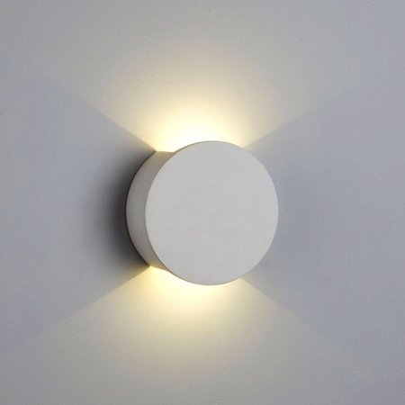8447 GYPSUM - nástenné LED svietidlo zo sadry - okrúhle