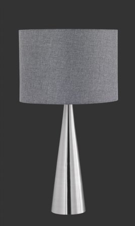 COSINUS Trio - stolná lampa - šedý textil - 550mm
