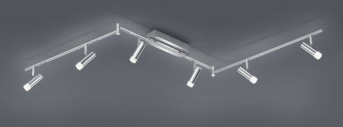 ZIDANE Trio - stropné bodové LED svietidlo - chróm - 1800mm