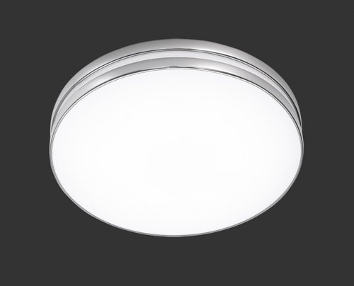 LINARO Trio - stropné LED osvetlenie - ø 450mm - chróm+akryl