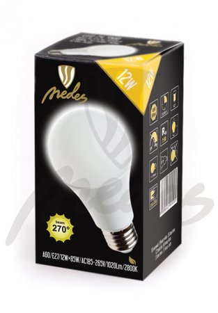 LED žiarovka SMD Epistar - E27 - 12W/1020lm - teplá biela