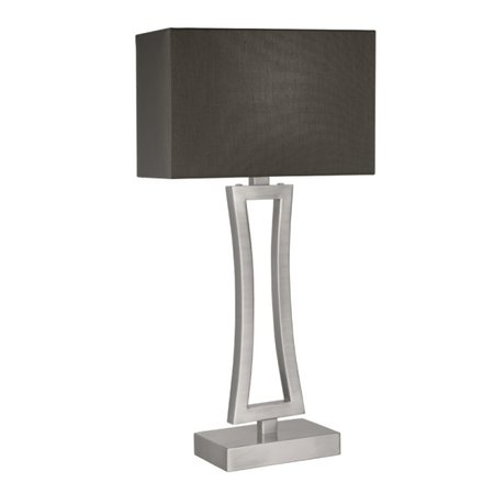 EU4081SS-1 Table - stolová lampa - strieborno-čierna - 570mm