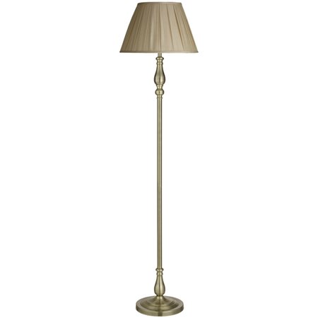 EU5029AB Table&Floor - stojanová lampa - antická mosadz