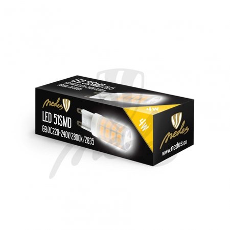 LED žiarovka SMD-Epistar - G9/4W/320lm - teplá biela