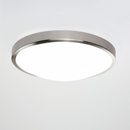 OSAKA Astro - LED stropnica do kúpeľne - kov/nikel - ø 350mm