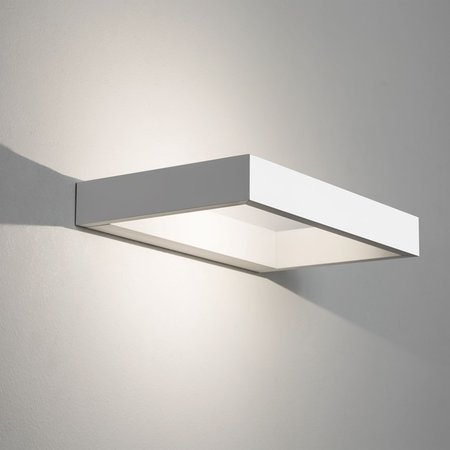 D-LIGHT Astro - nástenné LED svetlo - 260x160mm - biely kov