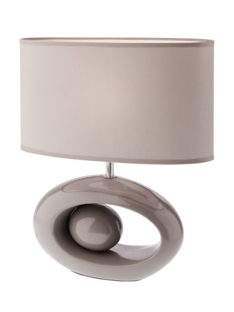 MODI Redo - lampa stolná - šedá keramika+textil - 335mm