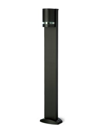 FOCUS Redo- stojanová lampa exteriérová- čierny kov - 1000mm