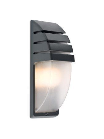 BONN Redo - nástenné exteriérové svetlo - 350mm - tmavošedé