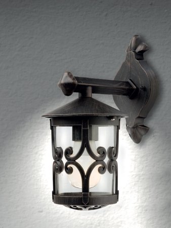 TIROL Redo - lampa nástenná exteriérová - hrdzavá patina