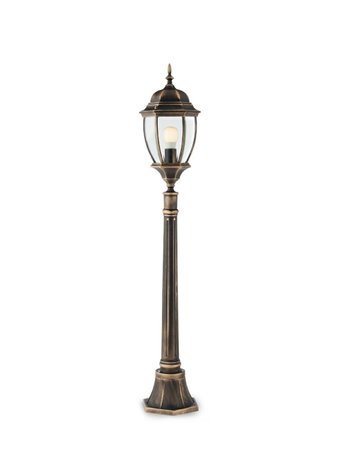 SEVILLA Redo - stojanová lampa - čierno-zlatá - 1443mm