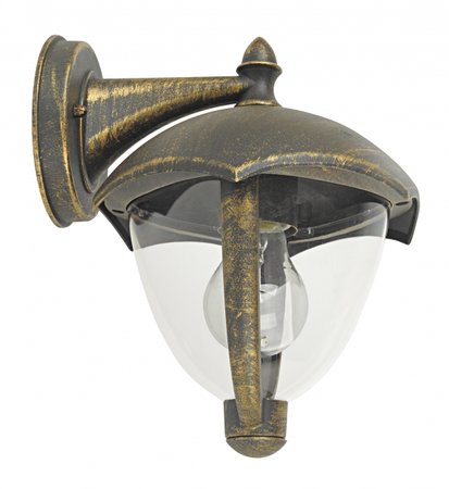 MIAMI Rabalux - nástenný lampáš - anticky zlatý kov - 248mm