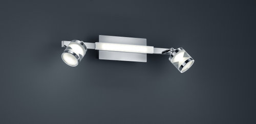 CANCUN Trio - LED spot - chróm + akryl - 420mm