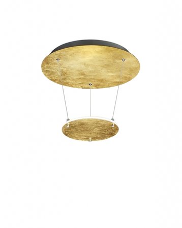 ZENIT Trio - závesné svetlo LED - zlatý kov - ø 360mm