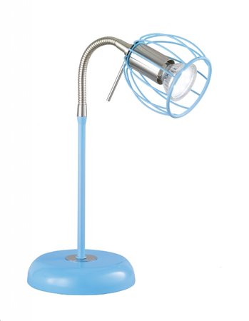 EVIAN Trio - lampa stolná - kov modrý - 300mm