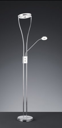 RENNES - lampa stojanová - LED - kov/chróm - 1800mm