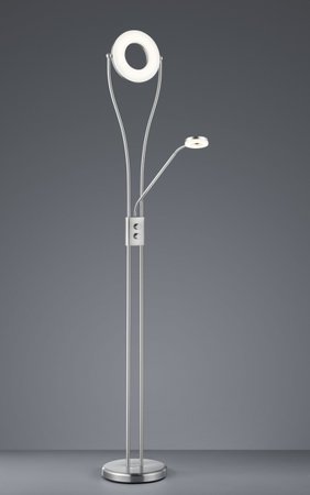 RENNES - lampa stojanová - LED - kov/nikel - 1800mm