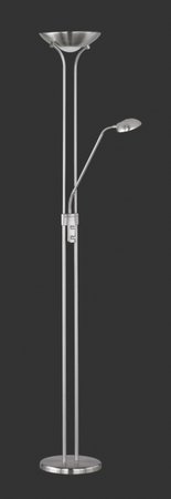 SPOCK-LED Trio - stojanová LED lampa - nikel - 1800mm