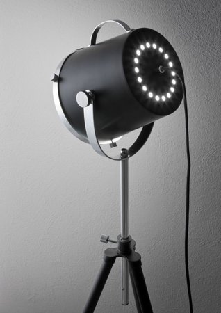 SOHO Redo - lampa stojanová - čierny/chrómový kov - 1540mm