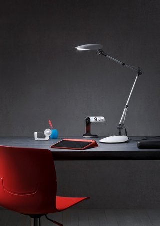 KEPLER Redo - pracovná LED lampa - kov+polykarbonát