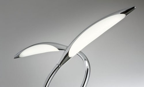 SLY Redo - LED svietidlo stolné - 560mm - chróm+akryl