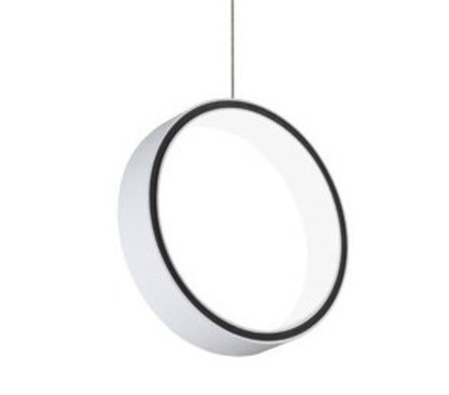 ATOMO Redo - závené LED svietidlo - ø 185mm - biely kov