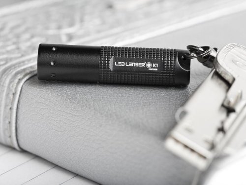 LEDLENSER K1 - LED baterka na kľúče/vrecka - 43,5mm - čierna