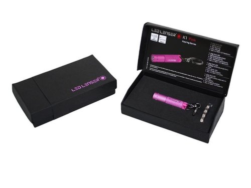 LEDLENSER K1 - LED baterka na kľúče/vrecka - 43,5mm - ružová