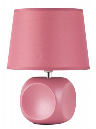 SIENNA Rabalux - ružová lampa - keramika+textil - 250mm