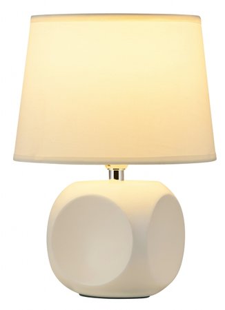SIENNA Rabalux - biela lampa - keramika+textil - 250mm