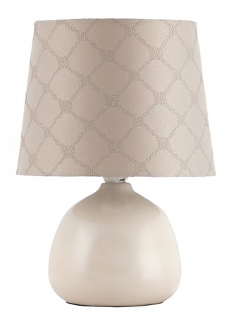 ELLIE Rabalux - lampa stolová- béžová keramika+textil- 260mm