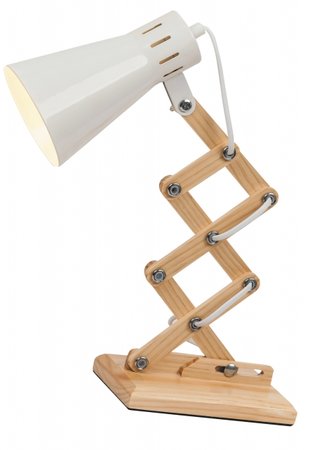 EDGAR Rabalux - lampa na stôl - drevo/buk/kov - 395mm