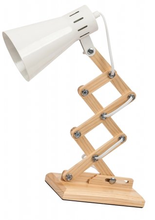 EDGAR Rabalux - lampa na stôl - drevo/buk/kov - 395mm