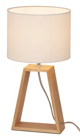 FREYA Rabalux - stolná lampa - drevo/buk+textil - 380mm