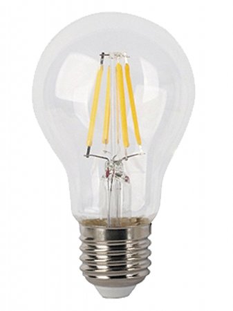 LED žiarovka filamentová \"retro\"- E27/7W- teplá biela- 106mm