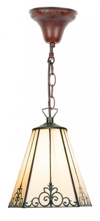 LT150B+C Artistar - lampa závesná - Tiffany sklo - 190mm