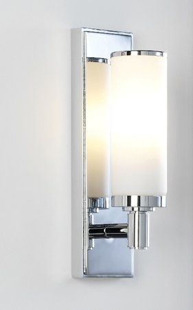 VERONA Astro - svietidlo kúpeľňové nástenné - chróm/sklo