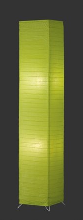 BAMBOO Trio - papierová lampa stojanová - zelená - 1300mm