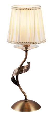CLAUDIA Rabalux - lampa stolová - bronz/textil/krištáľ 