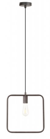 LEVI Rabalux - závesná vintage lampa - čierny kov - 325mm