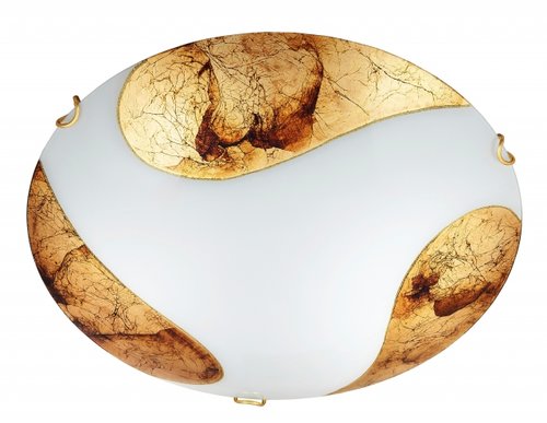 ART GOLD Rabalux - stropné svietidlo - zlato-biele - ø 400mm