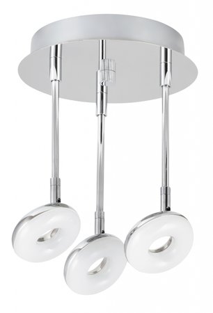 BEATA Rabalux - stropná LED lampa kúpeľňová - chróm/plast