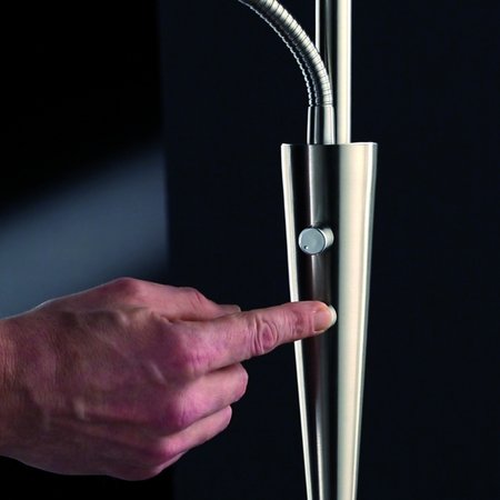 QUEBEC Trio - LED lampa stmievateľná - 1800mm - nikel